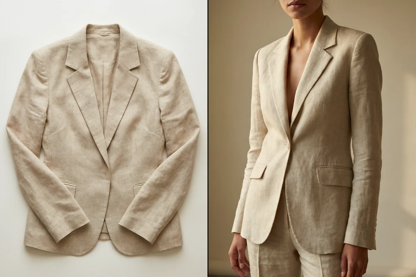 Product to Model — flat lay to on-model fashion shot
