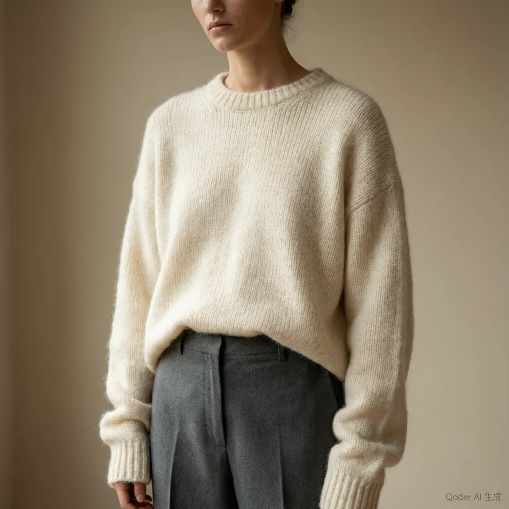 Knitwear fashion shot